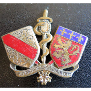 ESSA :école du service de santé des armées Lyon Drago Olivier Métra en émail sans attache
