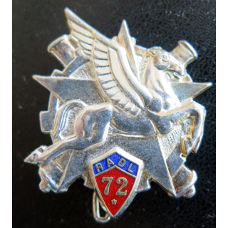 72° RADL : 72° régiment d'artillerie divisionnaire légère  Boussemart finition argent n°222