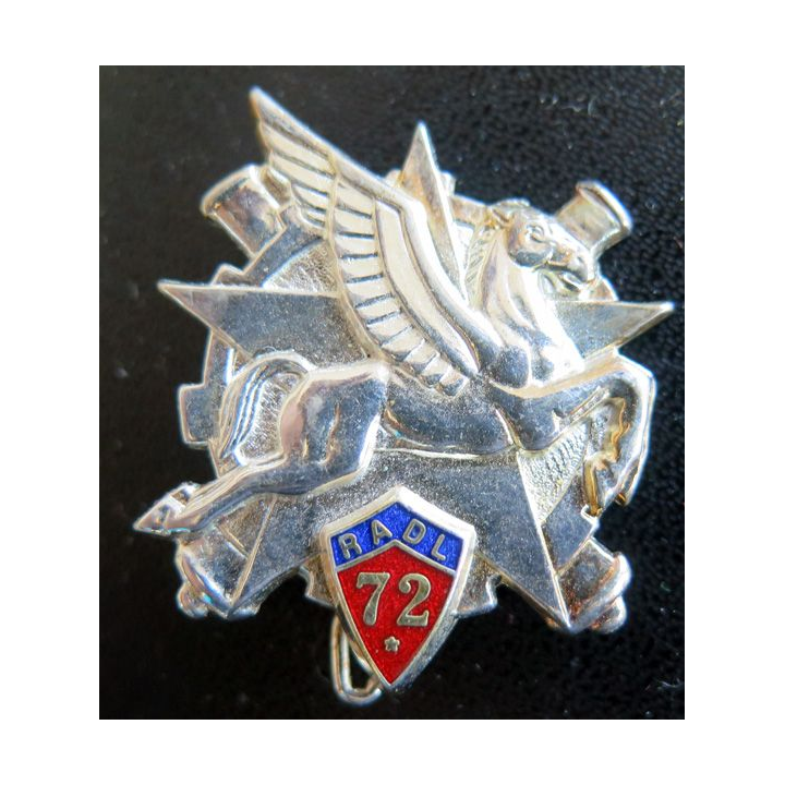 72° RADL : 72° régiment d'artillerie divisionnaire légère  Boussemart finition argent n°222