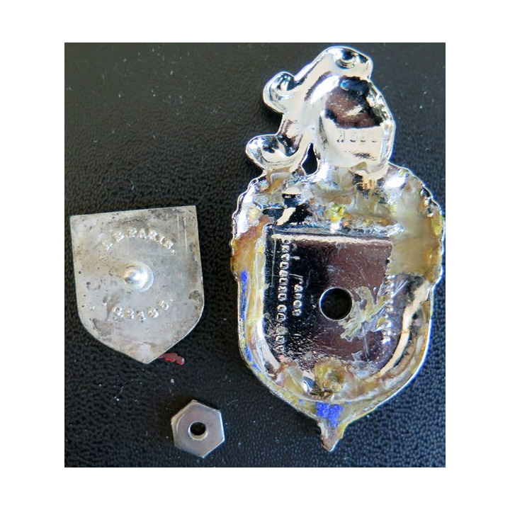 CCRG ALSACE : écu sans fabricant et Plateau Delsart H. 696