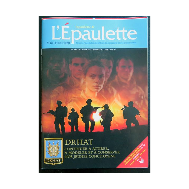 L'ÉPAULETTE n° 223 Décembre 2023 : Revue de l'épaulette sur la DRHAT 
