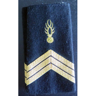 Paire de fourreau d'épaule de sergent chef de la gendarmerie mobile