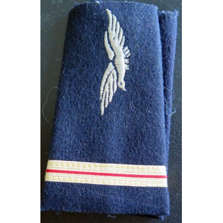 Paire de fourreau d'épaule d'adjudant chef de l'armée de l'air (aigle argenté)