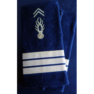 Paire de fourreau d'épaule de capitaine de la gendarmerie mobile