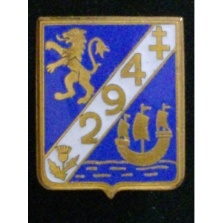294° RI : 294° RÉGIMENT D'INFANTERIE (DRAGO) ÉMAIL