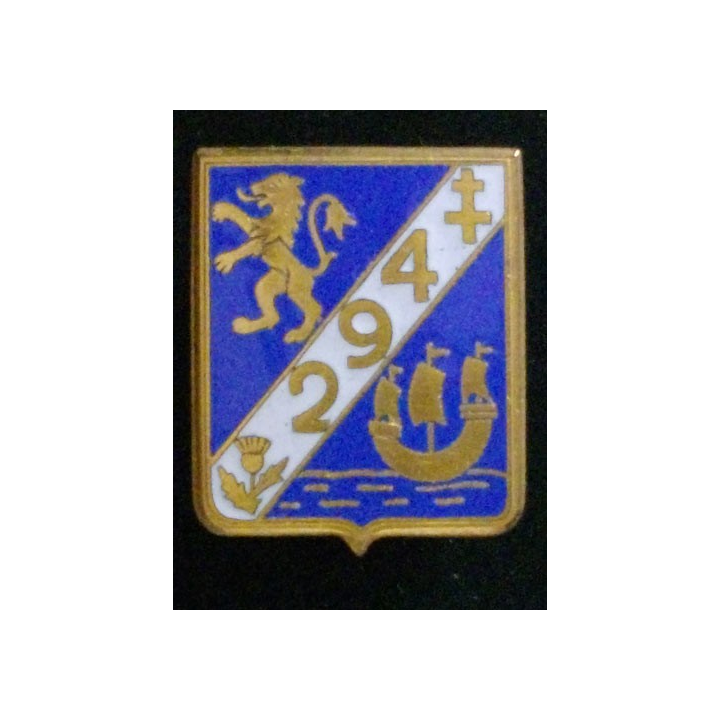 294° RI : 294° RÉGIMENT D'INFANTERIE (DRAGO) ÉMAIL