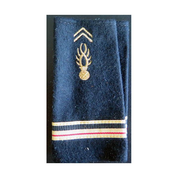 Paire de fourreau d'épaule de major de la gendarmerie mobile