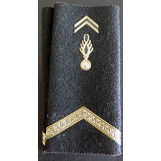 Paire de fourreau d'épaule de gendarme adjoint de la gendarmerie mobile