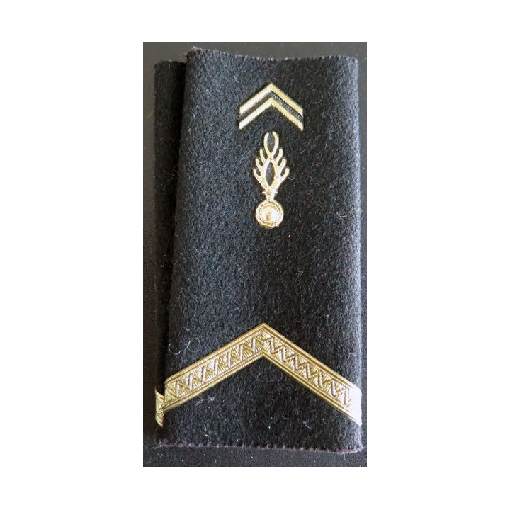 Paire de fourreau d'épaule de gendarme adjoint de la gendarmerie mobile