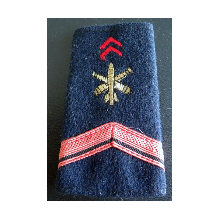 Fourreau d'épaule de 1° classe ADL de l'artillerie