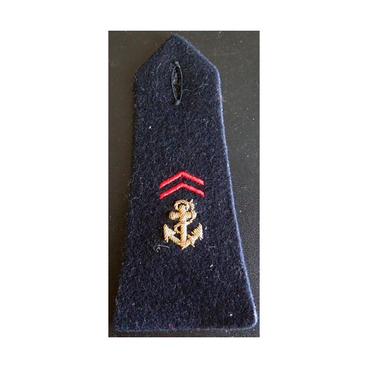 Epaulette de soldat des troupes de marine en cannetille