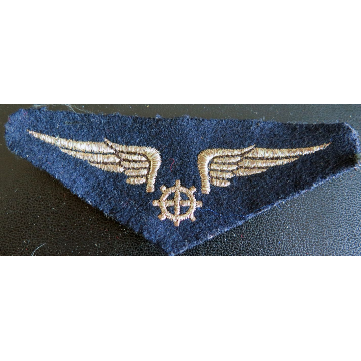 Insigne patch écusson tissu de brevet mécanicien de l'armée de l'air