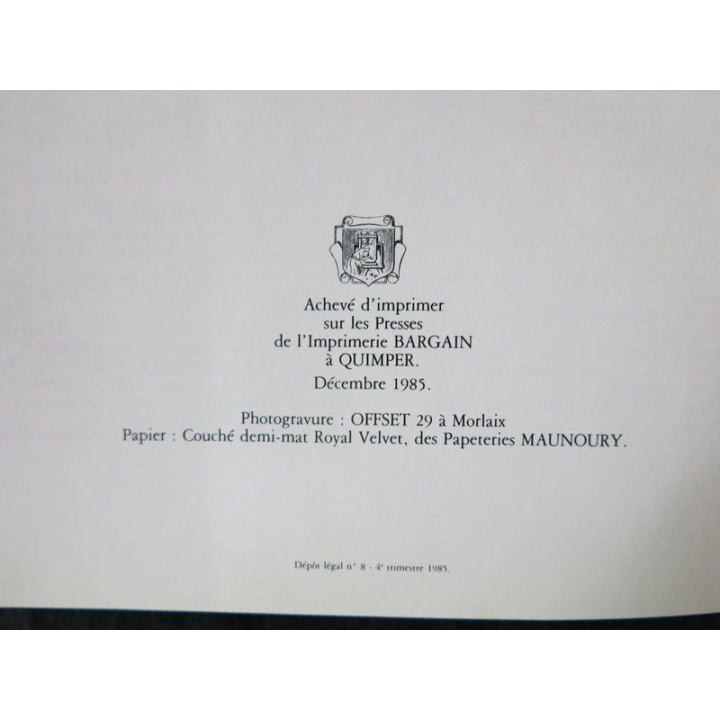 Ferveur et Grâce du Finistère de Charles Le Quintrec Imprimerie Bargain Quimper