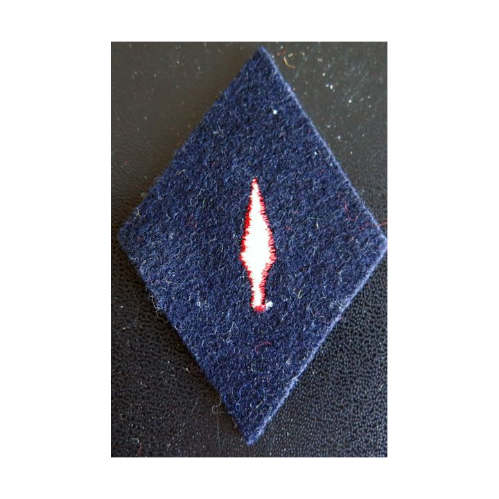 LOSANGE DE BRAS MODÈLE 45 :  Palefrenier avec hauteur de flèche rouge 2,5 cm
