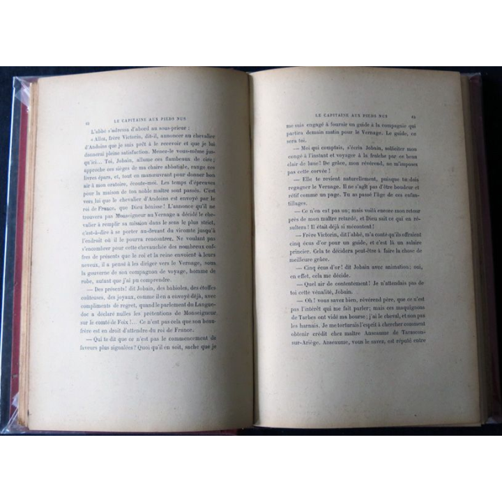Le capitaine aux pieds nus de S. Blandy édité par la Librairie CH. Delagrave