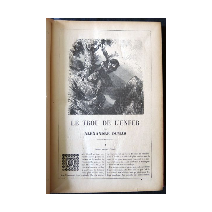 Le trou de l'enfer de Alexandre Dumas  édité par Calmann Lévy Editeur 1898