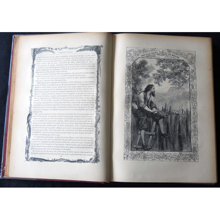 Robinson Crusoé de Daniel de Foé édité par Firmin-Didot et Cie Editeurs