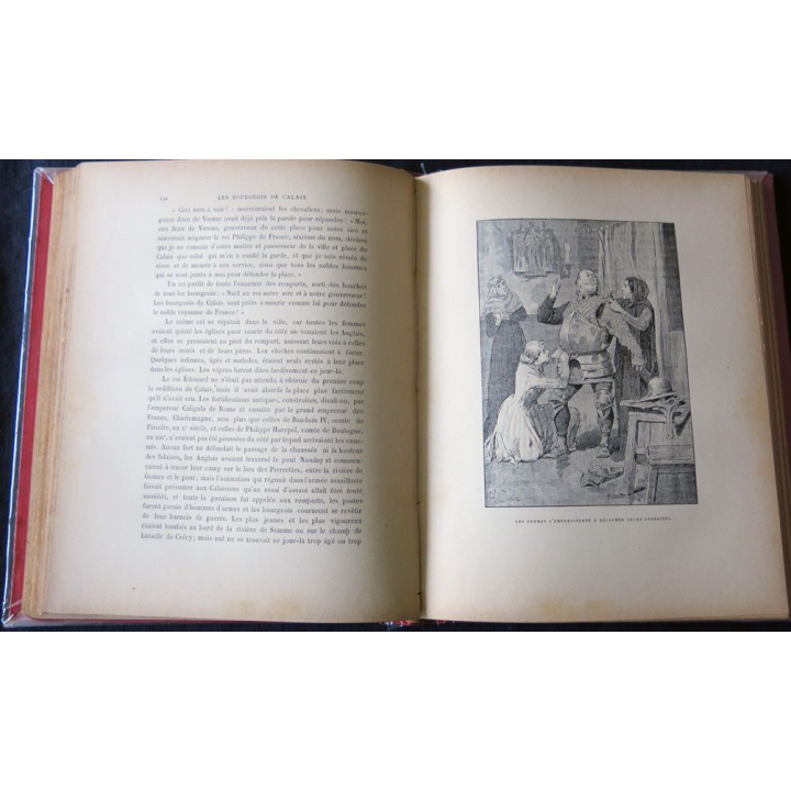 Les bourgeois de Calais de Mme de Witt née Guizot édité par la Librairie imprimerie réunies 1890