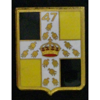 47°RI : 47°RÉGIMENT D'INFANTERIE (D 1277) ÉMAIL 1 PIN'S CASSÉ