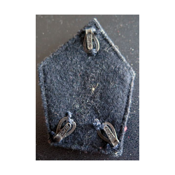 soutache (insigne de col) du 39° régiment d'infanterie en fils dorés