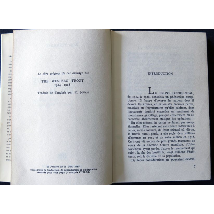 C'est arrivé en 14 de John Terraine aux Editions Presses de la Cité