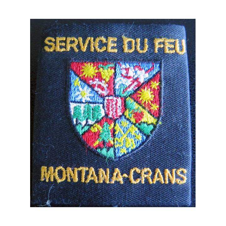 Fourreau d'épaule de pompiers service du feu Montana-Crans