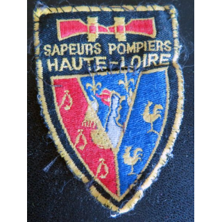 Insigne du Corps départemental de Sapeurs Pompiers de la Haute-Loire sur scratch