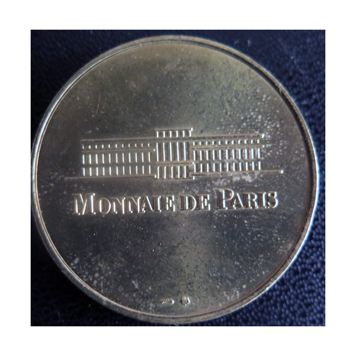 Médaille souvenir en métal doré du Mémorial du Général de Gaulle  diamètre 3,4 cm
