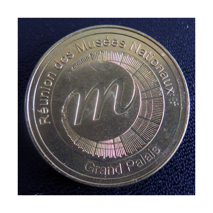 Médaille souvenir en métal doré de Napoléon Bonaparte 1769 1821 diamètre 3,4 cm