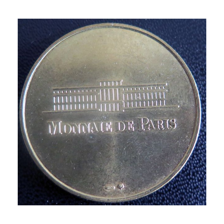 Médaille souvenir en métal doré de l'Arc de Triomphe Paris diamètre 3,4 cm