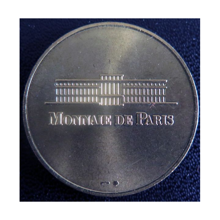 Médaille souvenir en métal doré du Toit de la Grande Arche diamètre 3,4 cm