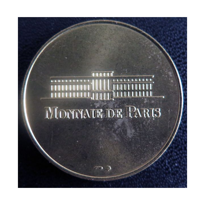 Médaille souvenir en métal doré du Palais du Luxembourg le Sénat diamètre 3,4 cm