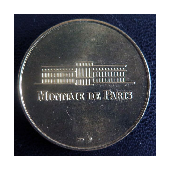 Médaille souvenir en métal doré de la Cathédrale Saint Denys diamètre 3,4 cm