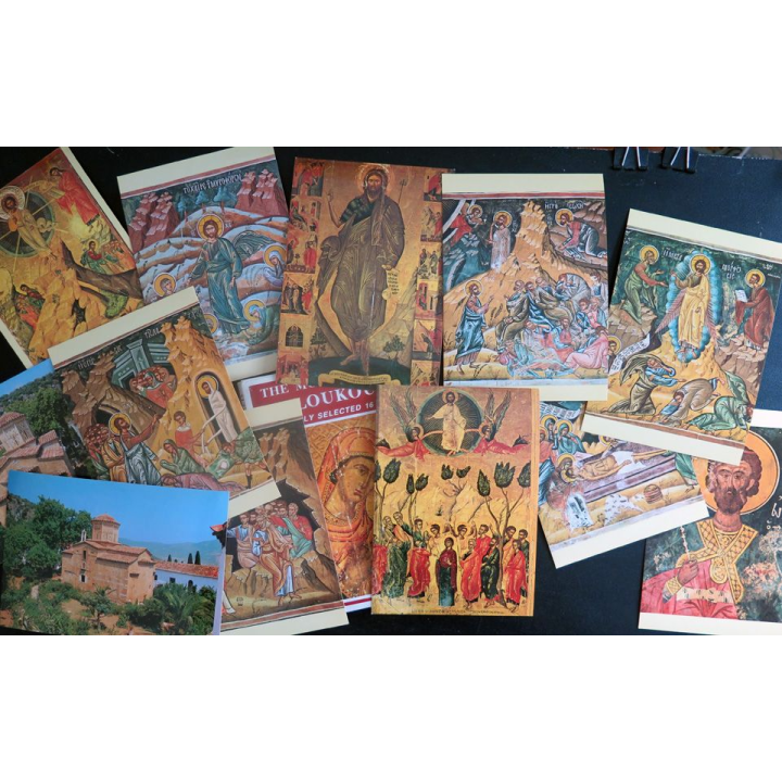 The Monastery of Loukou avec 12 cartes postales