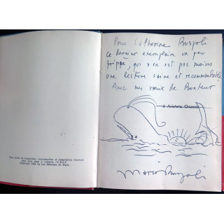 A la recherche du cachalot de Mario Ruspoli dédicacé par l'auteur 1955