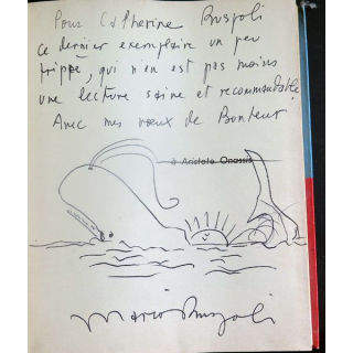A la recherche du cachalot de Mario Ruspoli dédicacé par l'auteur 1955