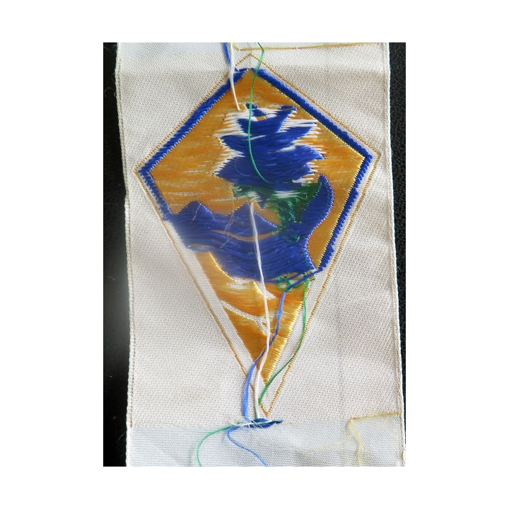 17° BA : insigne tissu  de la 17° brigade alpine 1963 - 1976
