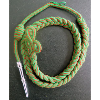 Fourragère de la croix de guerre 1914 - 18 aiguillette argentée