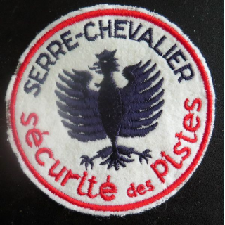 Insigne tissu de la sécurité des pistes de Serre-Chevalier
