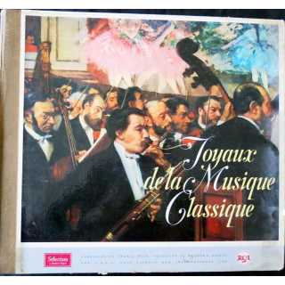 Coffret de disque vinyl 33 t "joyaux de la musique classique" 12 disques