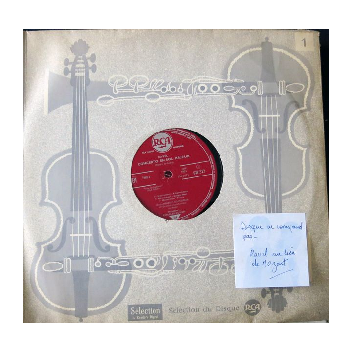 Coffret de disque vinyl 33 t "joyaux de la musique classique" 12 disques