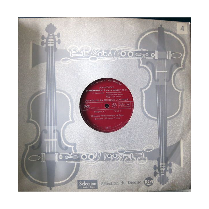 Coffret de disque vinyl 33 t "joyaux de la musique classique" 12 disques