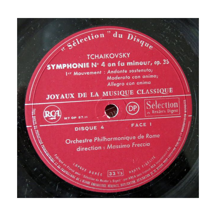 Coffret de disque vinyl 33 t "joyaux de la musique classique" 12 disques