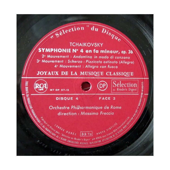 Coffret de disque vinyl 33 t "joyaux de la musique classique" 12 disques