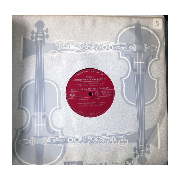 Coffret de disque vinyl 33 t "joyaux de la musique classique" 12 disques
