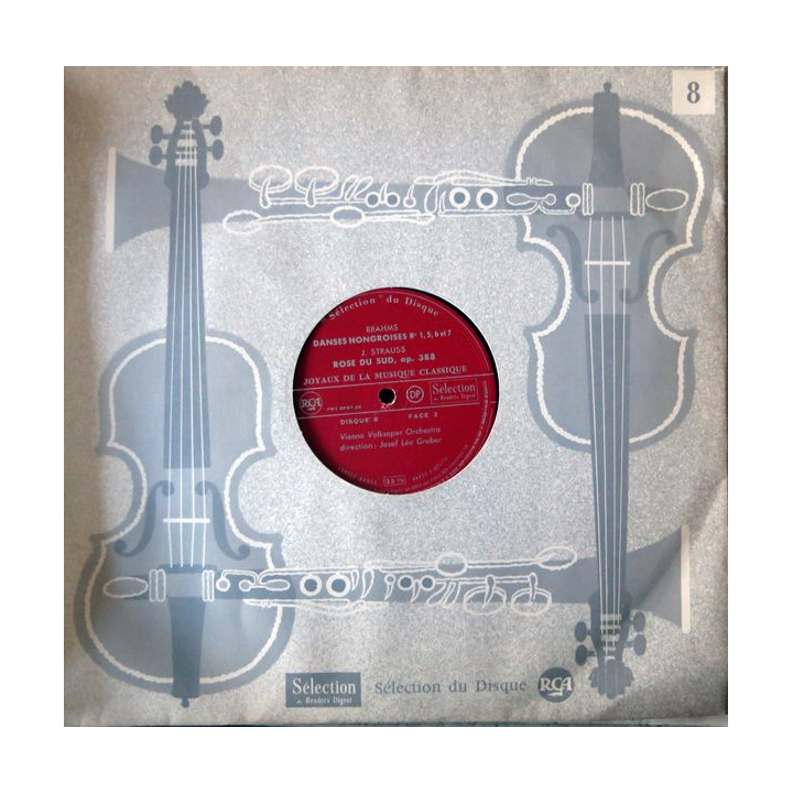 Coffret de disque vinyl 33 t "joyaux de la musique classique" 12 disques