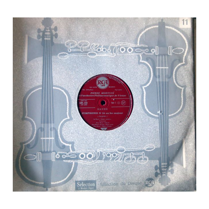 Coffret de disque vinyl 33 t "joyaux de la musique classique" 12 disques