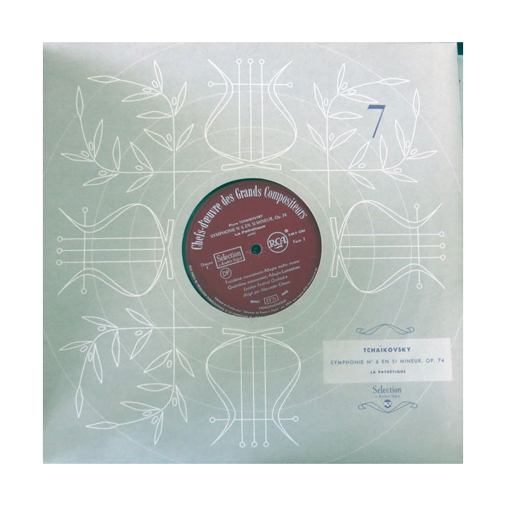 Coffret de disque vinyl 33 t  1/3 "Chefs-dŒuvre des grands compositeurs " 12 disques 33 t vinyl Editions RCA