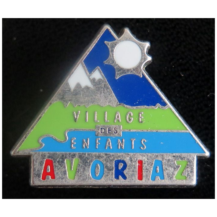 SKI : insigne du village d'enfants d'Avoriaz