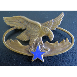 BQTM : Brevet de qualification des troupes de montagne de fabrication Drago Paris G. 2465 en émail